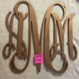 AMM Wooden Monogram